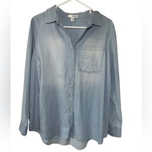 - Sonoma. Blue Women’s Shirt Long Sleeve, buttons up Sz‎ 0X